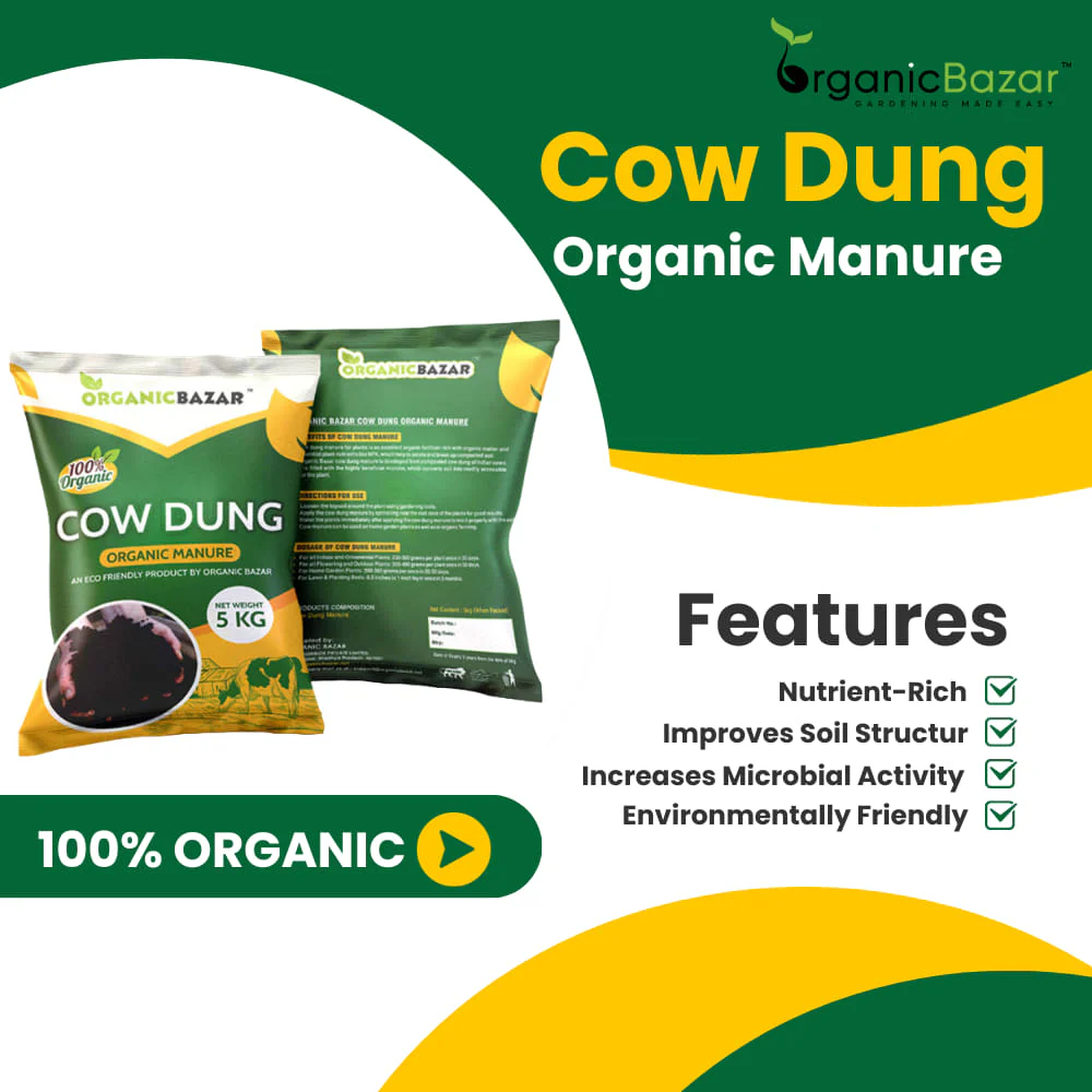 Cow Dung Manure Fertilizers for Plants (5kg) - Image 6