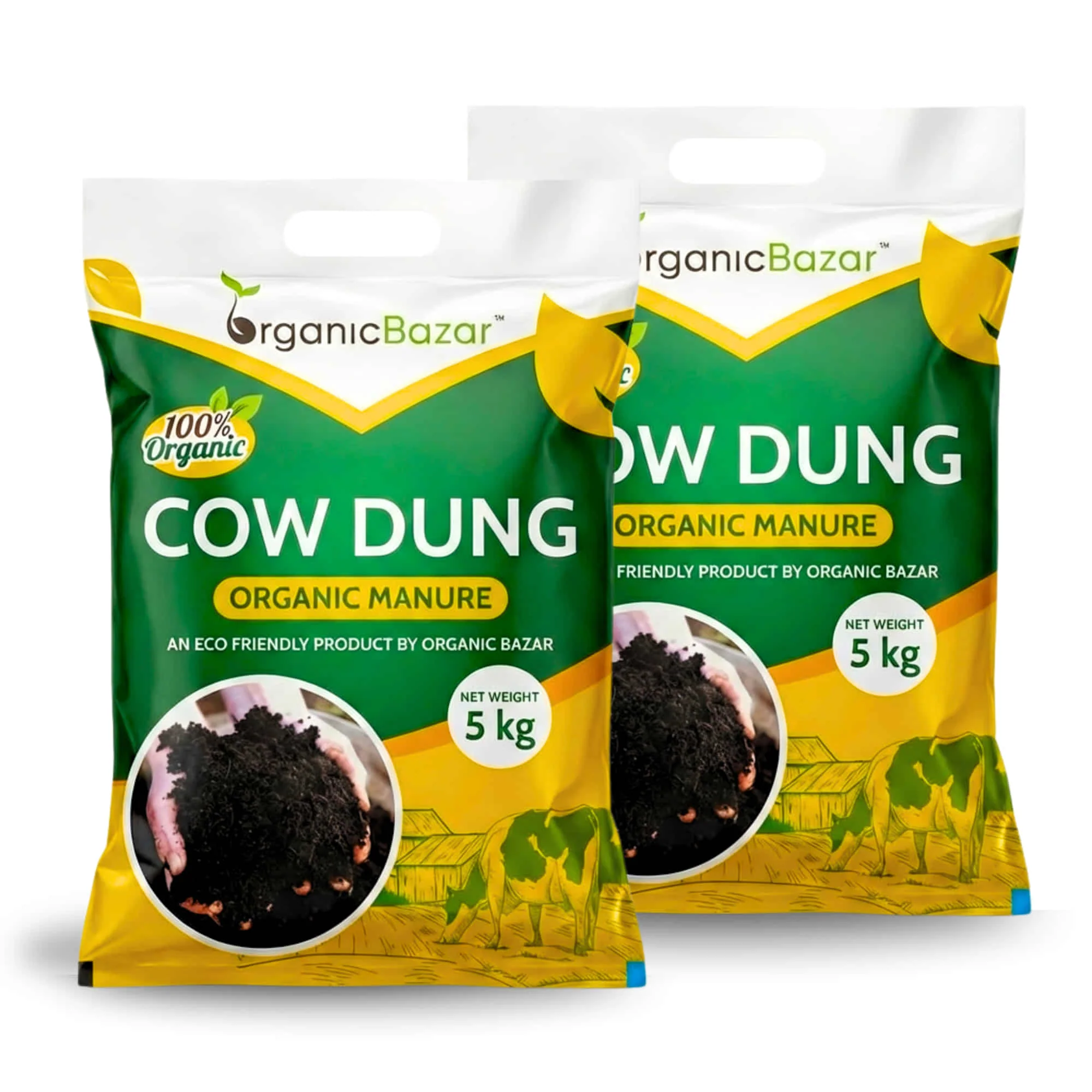 Cow Dung Manure Fertilizers for Plants (5kg) - Image 7