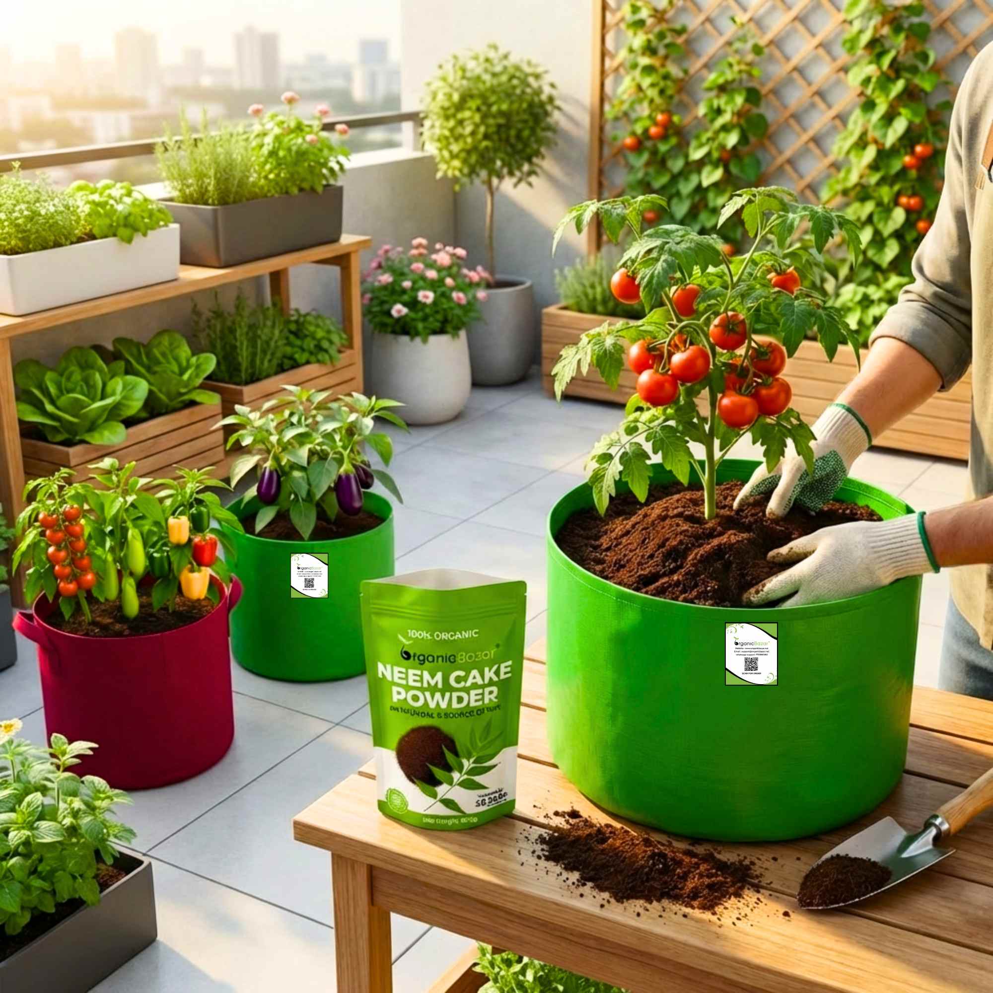 Neem Cake Powder (Neem khali) for Plants - Image 6