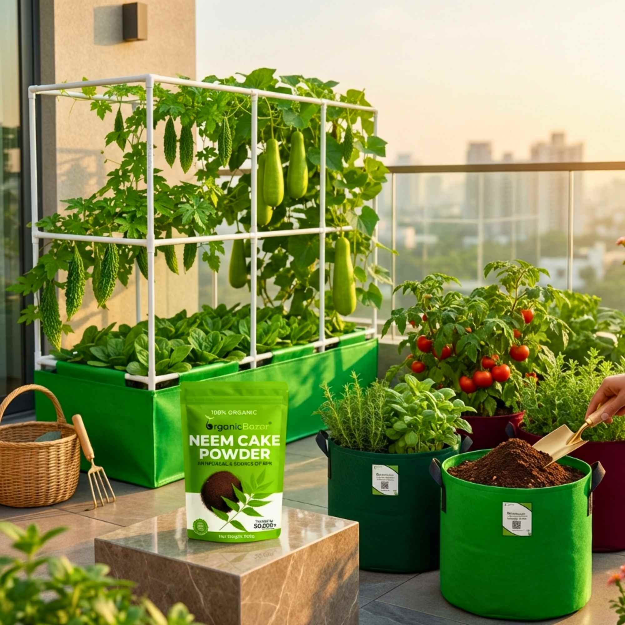 Neem Cake Powder (Neem khali) for Plants - Image 7