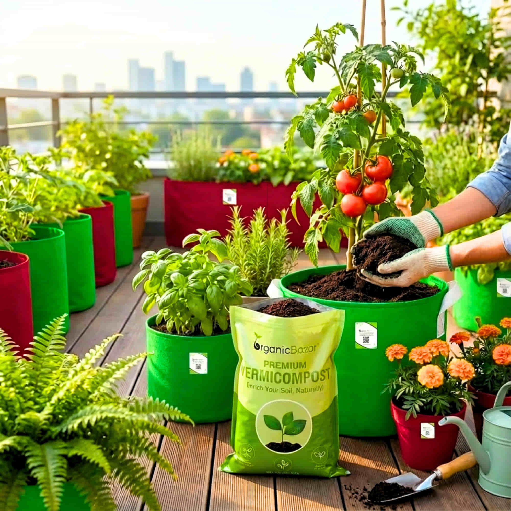 Vermicompost Fertilizer Manure for Home Garden Plants (5kg) - Image 3