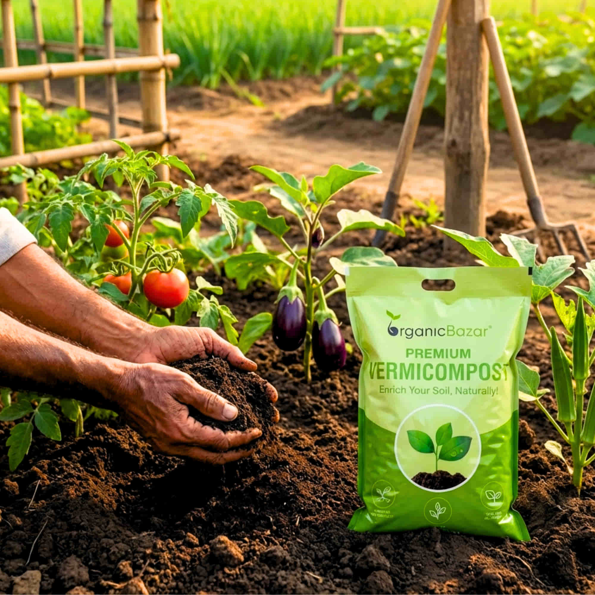 Vermicompost Fertilizer Manure for Home Garden Plants (5kg) - Image 5