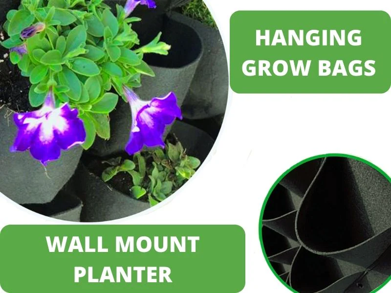 Vertical 12 Pockets Geo Fabric Grow Bag - Image 3